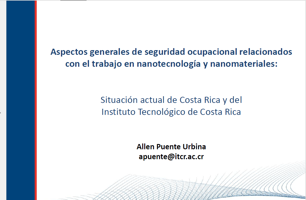Nanotecnologia situacion actual de Costa Rica