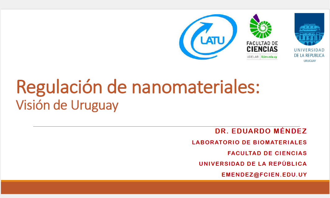 Regulacion de nanomateriales vision Urugay